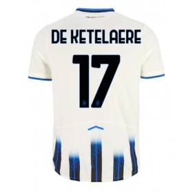 Pánské fotbalový oblečení Atalanta Charles De Ketelaere #17 Venkovní košile 2025-26 Krátkým Rukávem